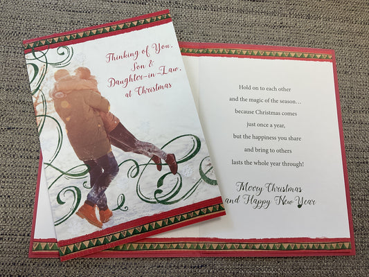 Son & Daughter-in-Law Christmas Card