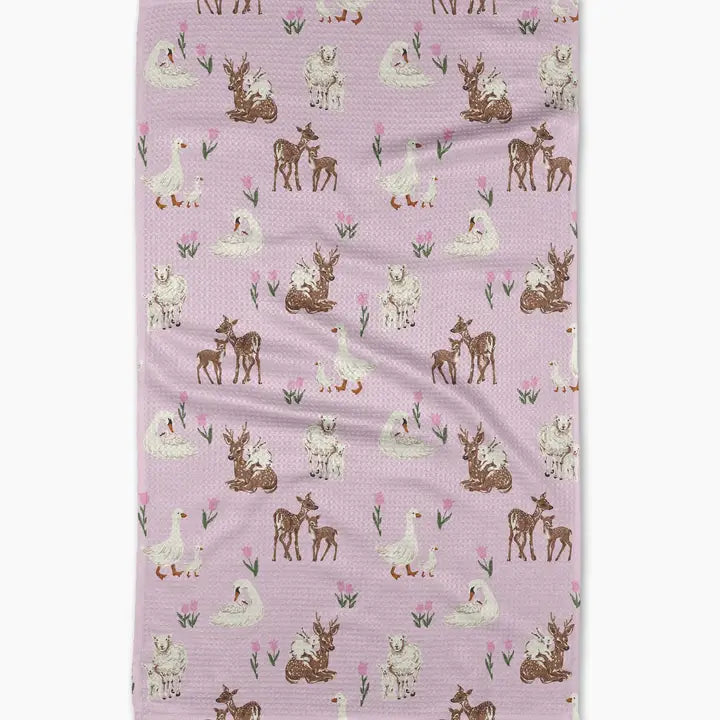 Spring Design Geometry Towels