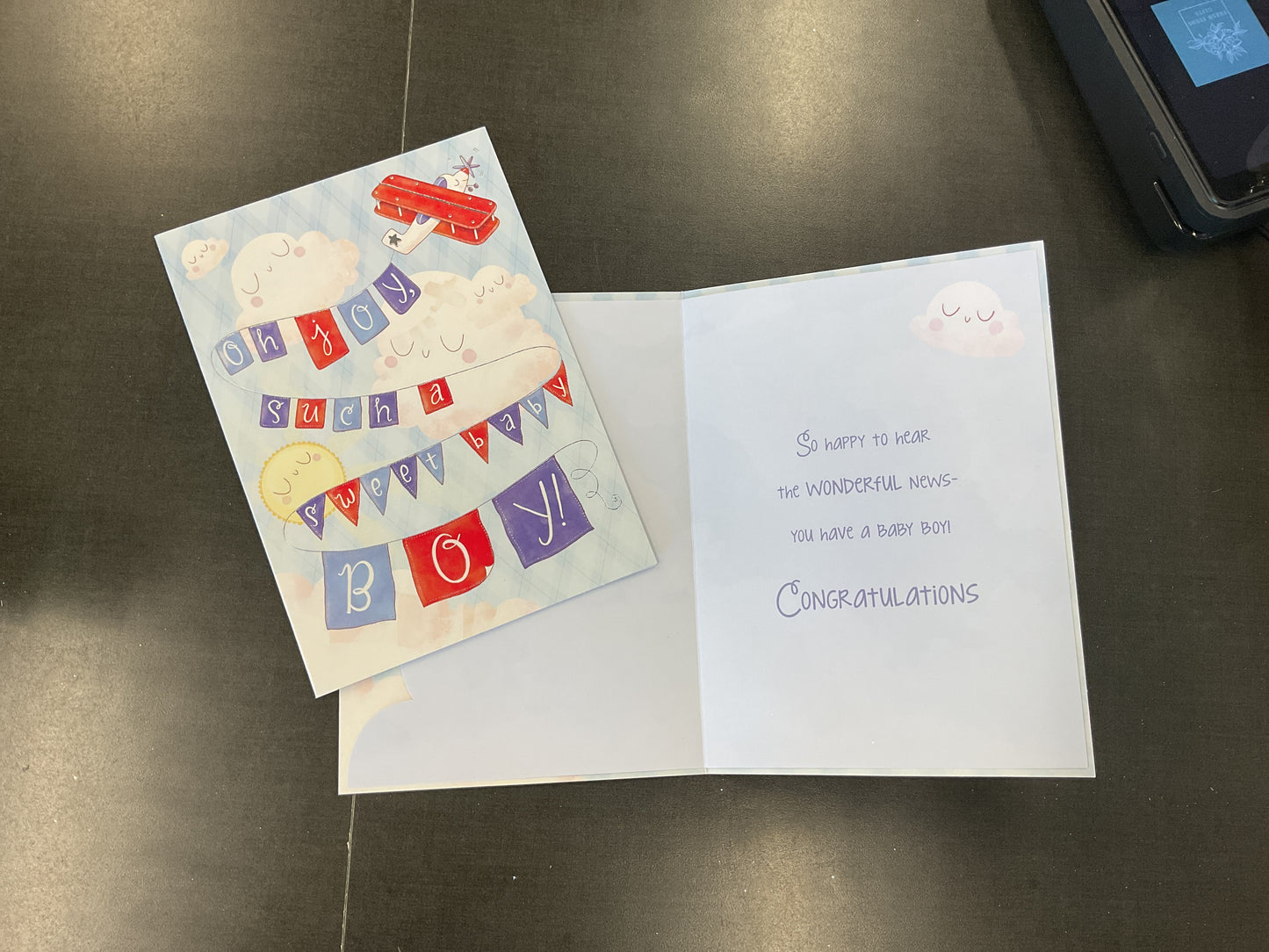 New Baby Boy Card