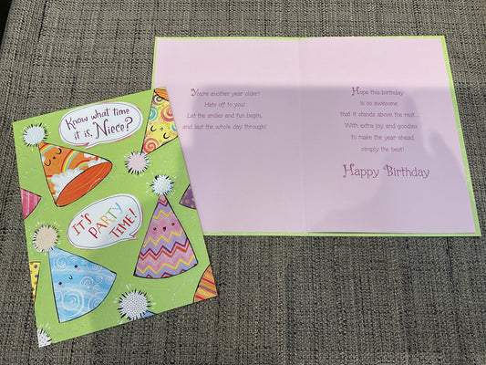 Niece Birthday Card