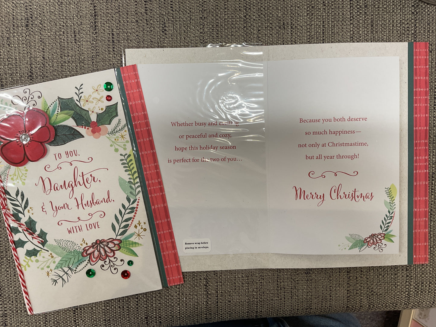 Daughter & Husband Christmas Card