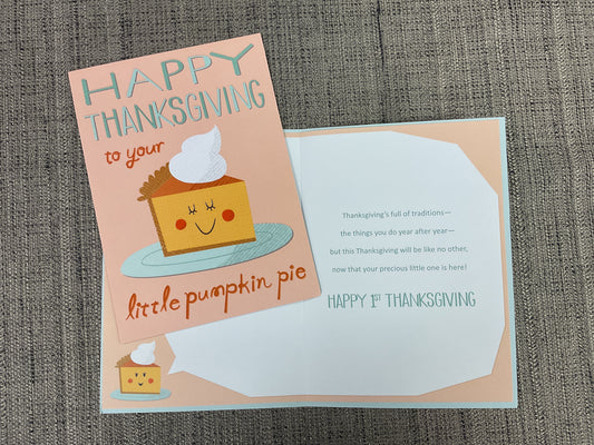 Happy Baby’s First Thanksgiving Card