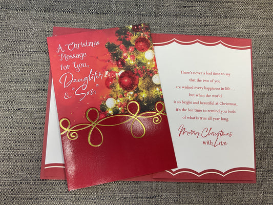 Daughter & “Son” Christmas Card