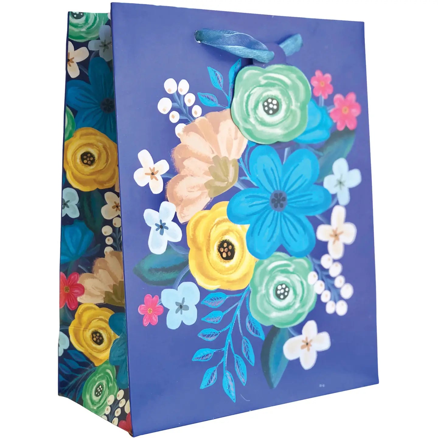 Floral Blue - Medium Gift Bag