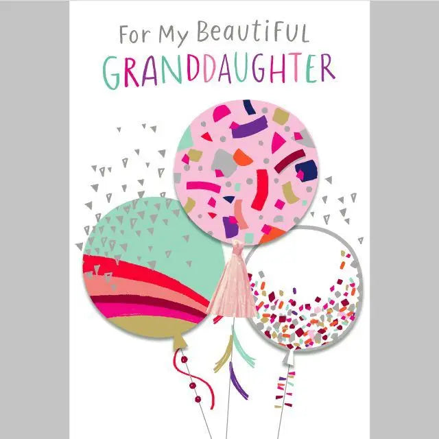 Granddaughter Birthday Greeting Card