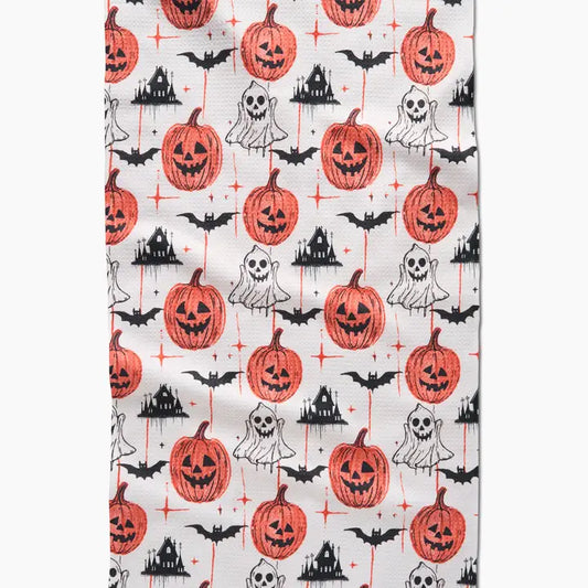 Halloween Geometry Towels