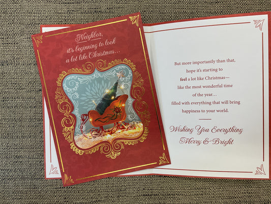 Neighbor Christmas Card