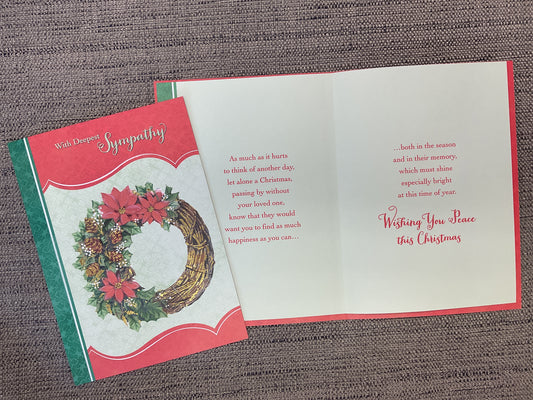 Sympathy Christmas Card