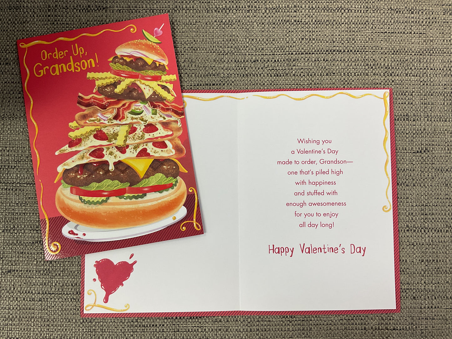 Valentine’s Day Card -  Teen Grandson