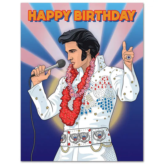 The King - Rockin' Good Time Birthday Card
