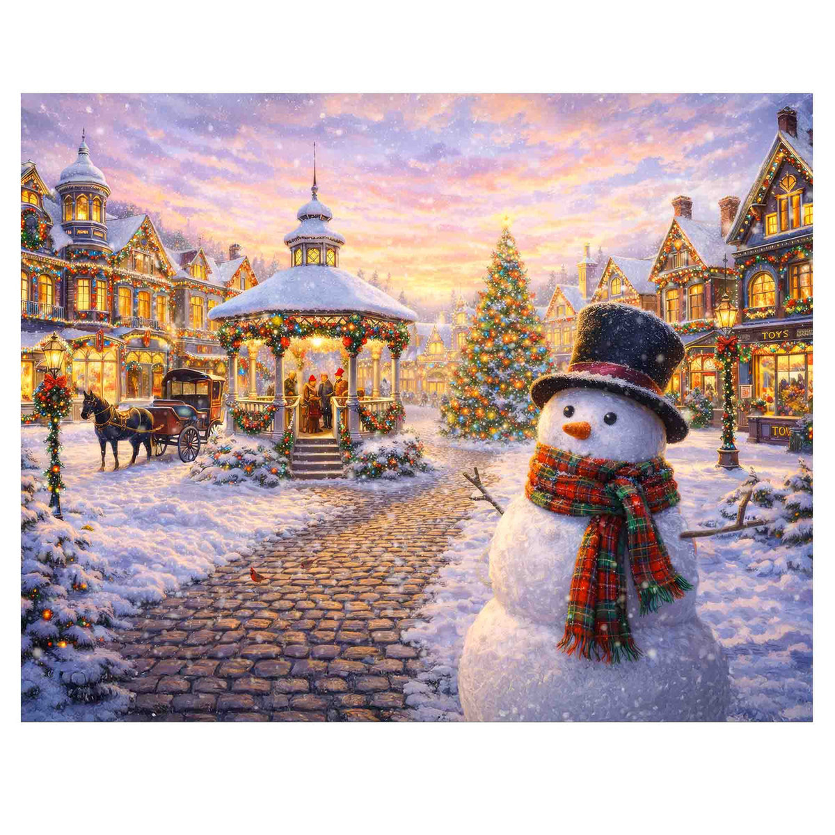 Christmas Carols 500 Piece Jigsaw Puzzle