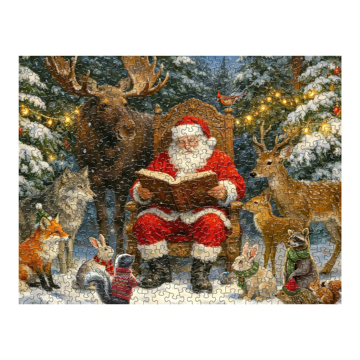 Story Time with Santa 500 Piece Jigsaw Puzzle