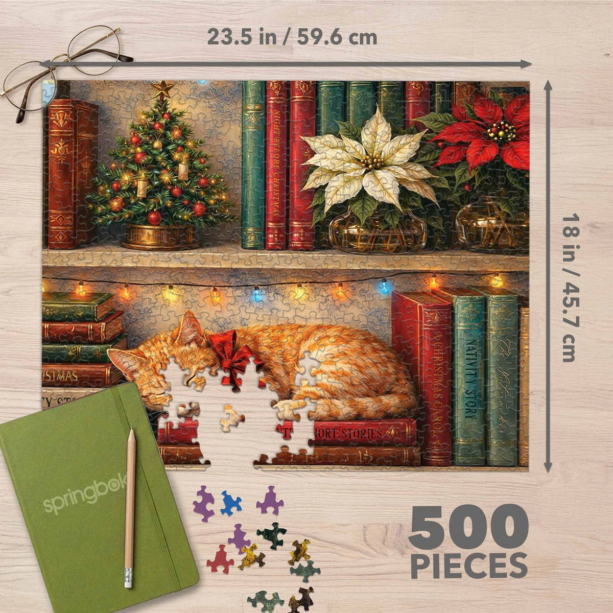 Cozy Christmas Nook 500 Piece Jigsaw Puzzle
