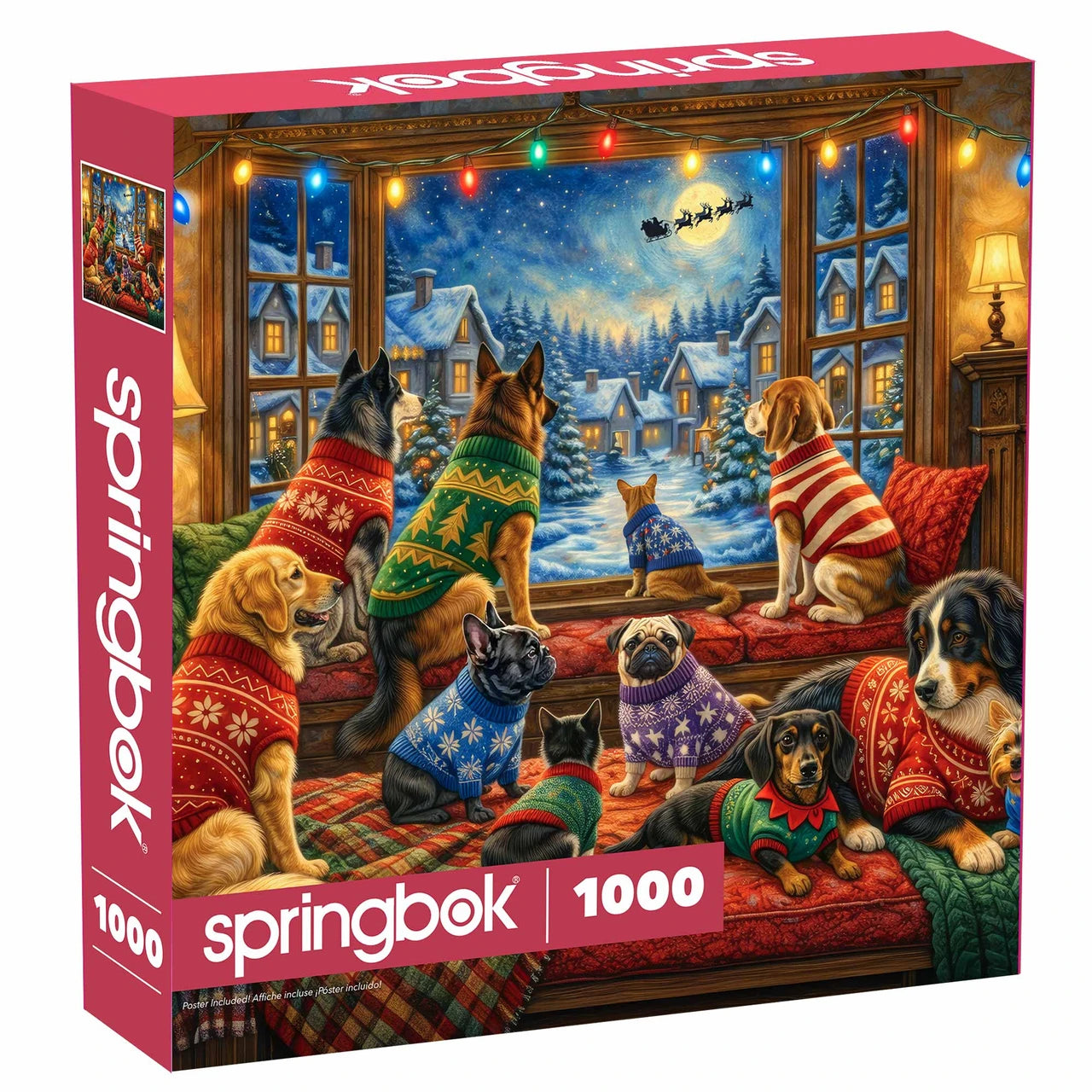 Watching for Santa 1000 Piece Jigsaw Puzzle
