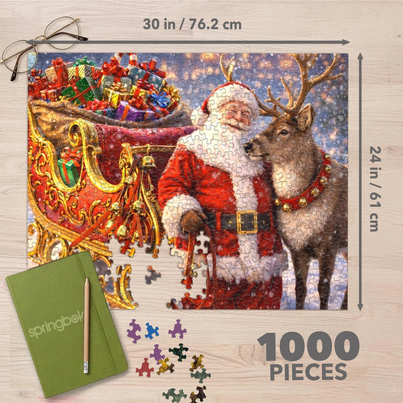 Santa's Send Off 1000 Piece Jigsaw Puzzle