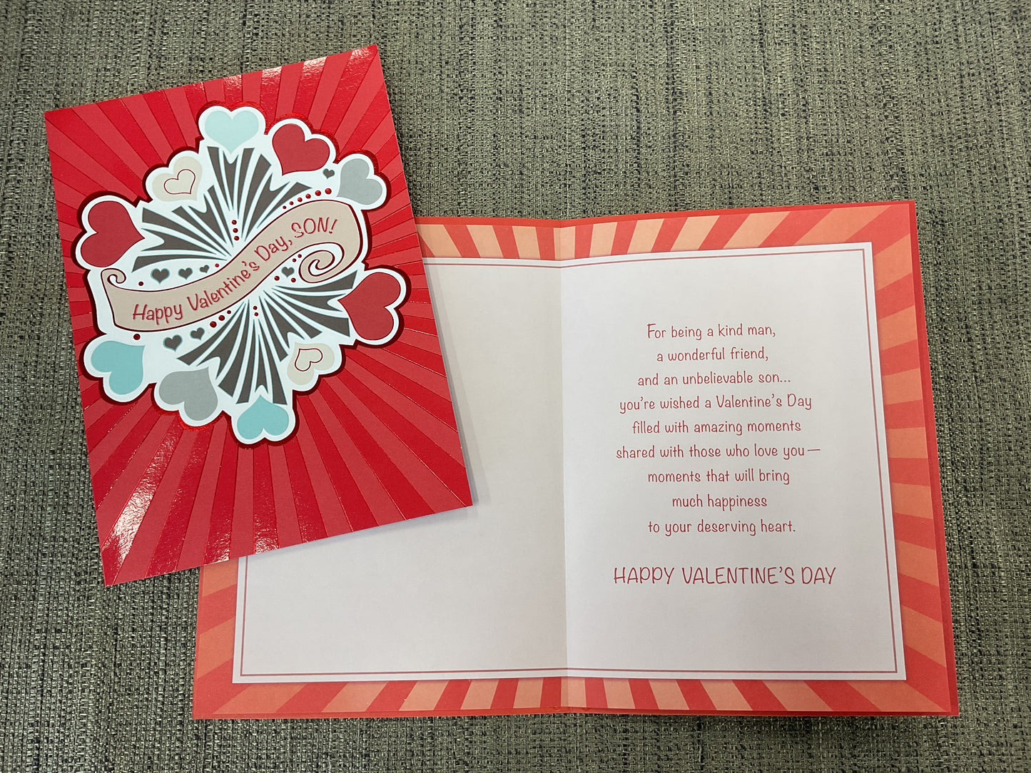 Son Valentine’s Day Card