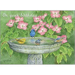 Dogwood Bath - Faith Birthday Card