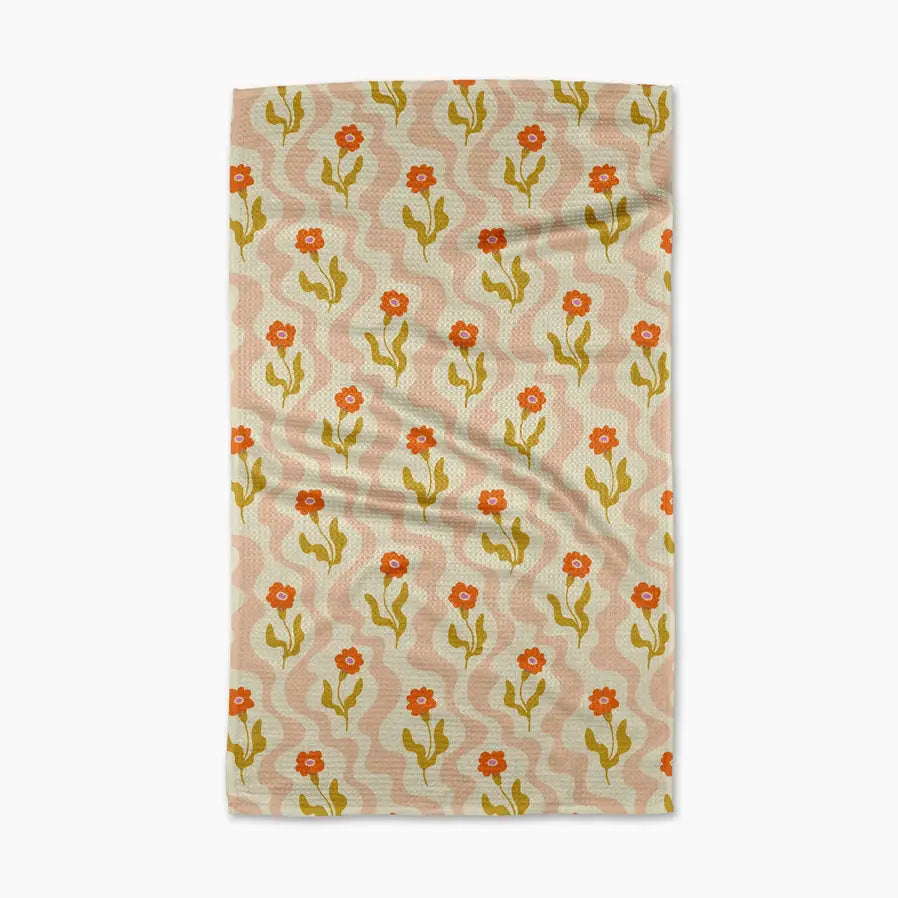 Spring Design Geometry Towels