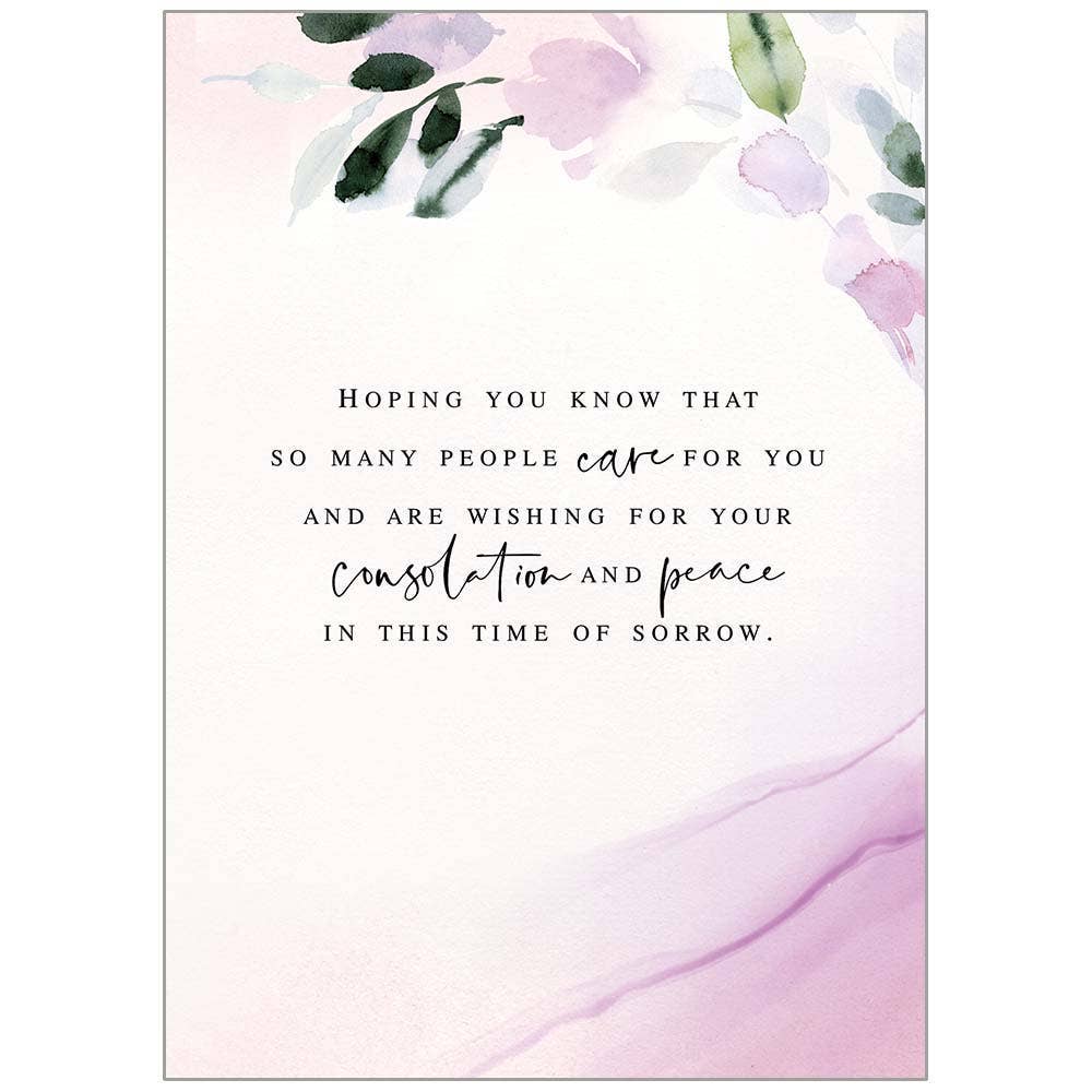 Purple Sympathy - Sympathy Card