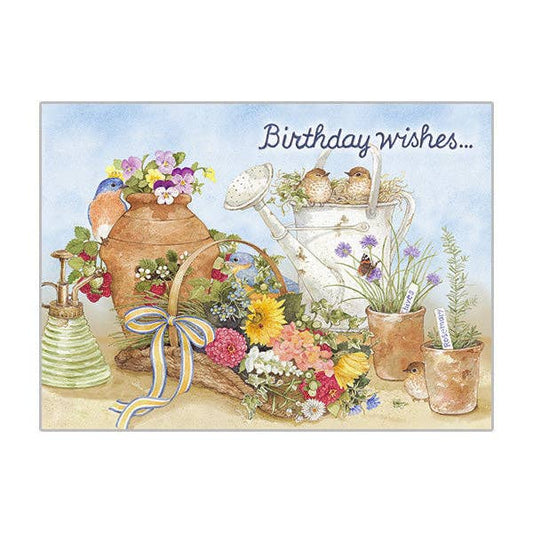 Garden Basket - Birthday Card