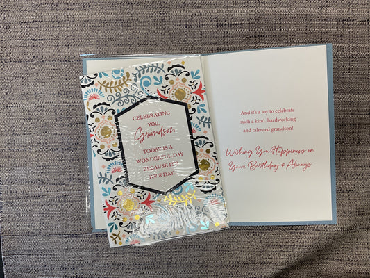 Grandson Birthday Card