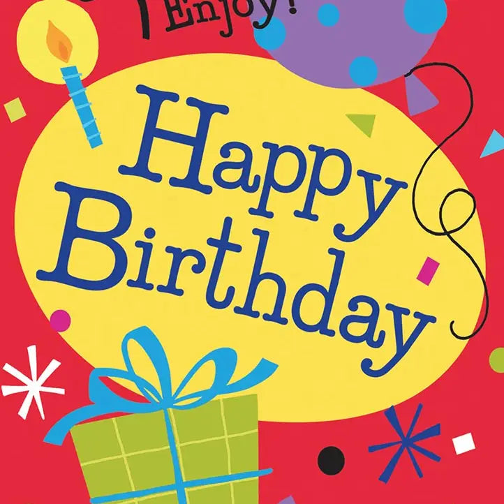 Red Birthday Wishes - Birthday Value Card