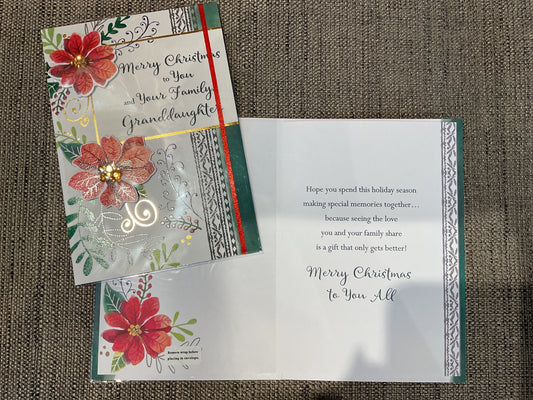 Granddaughter + Family Christmas Card