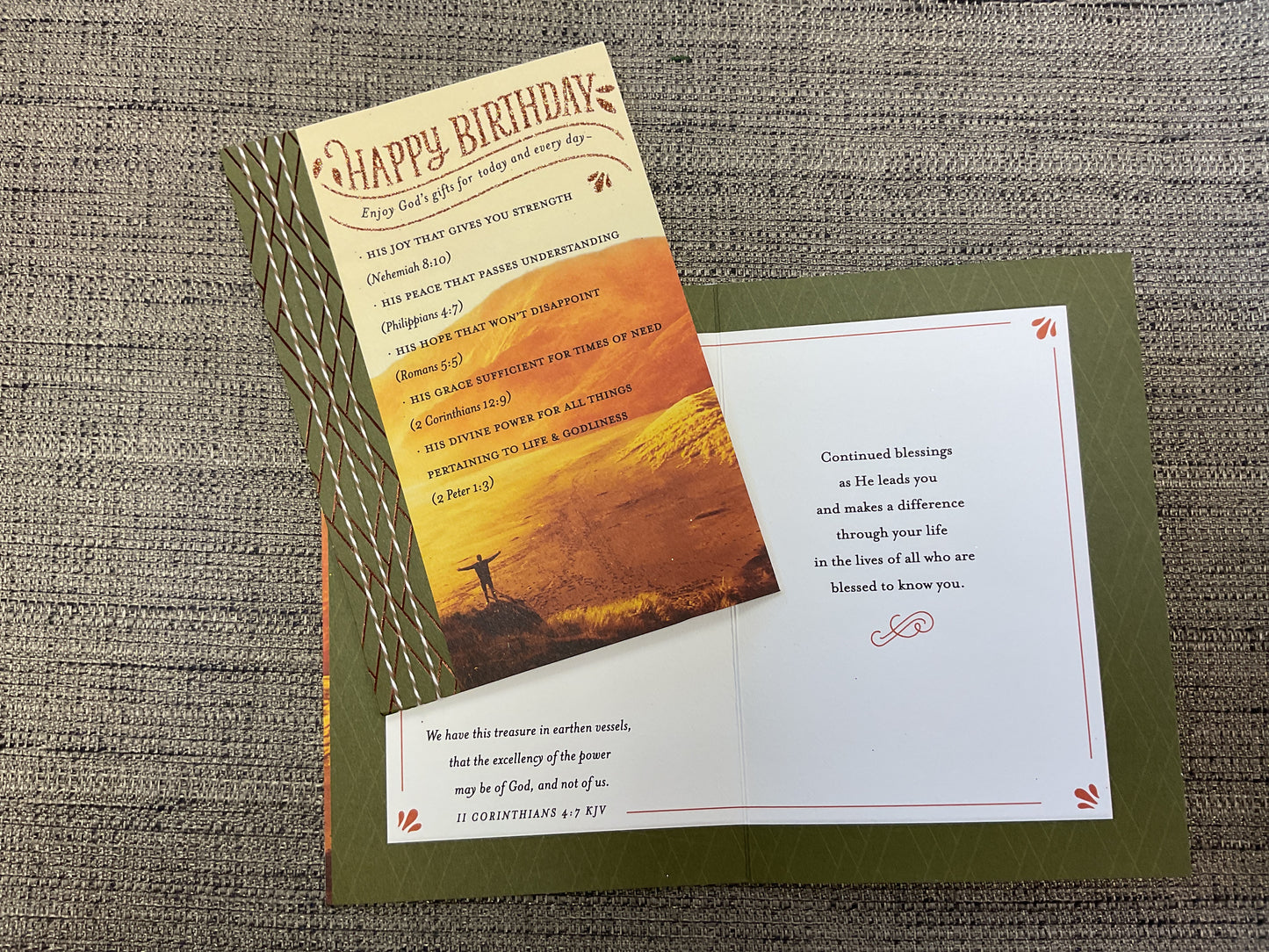 Religious Birthday card