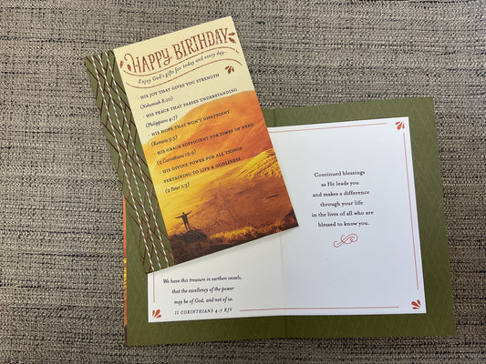 Religious Birthday card