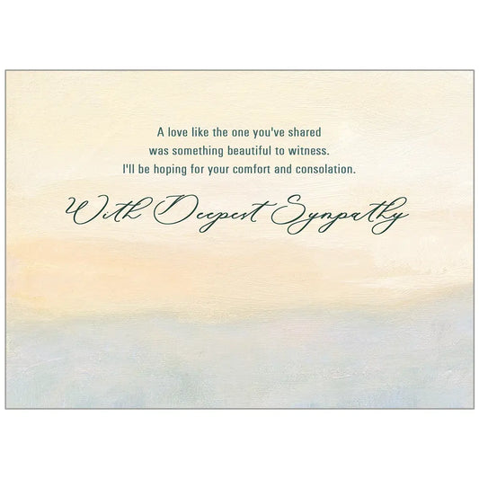 Hopeful View - Sympathy Loss of Husband Card