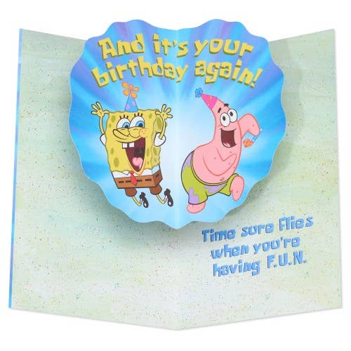 SpongeBob Birthday Card