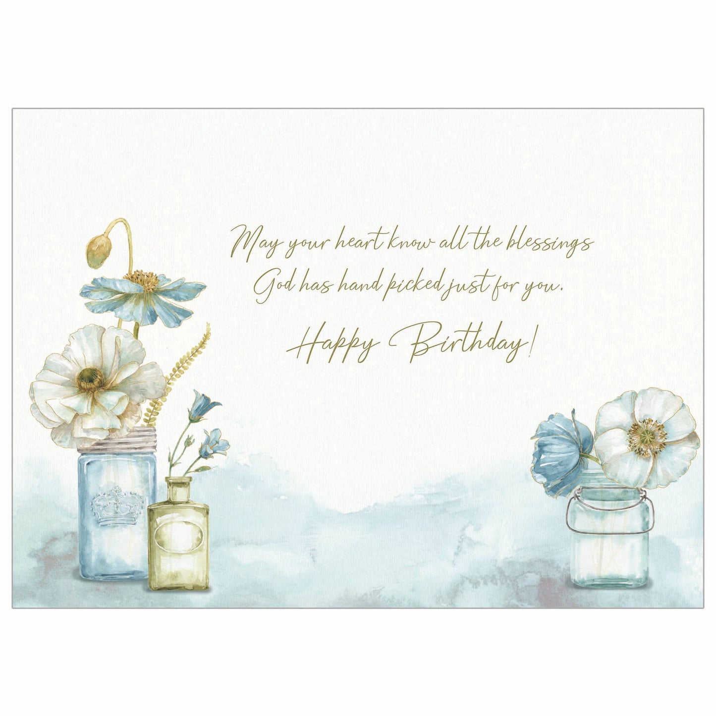 Greenhouse Jars - Faith Birthday Card