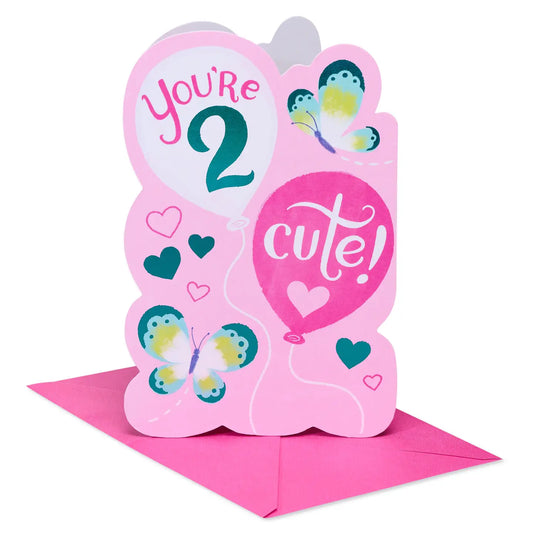 2nd Birthday Card for Girl