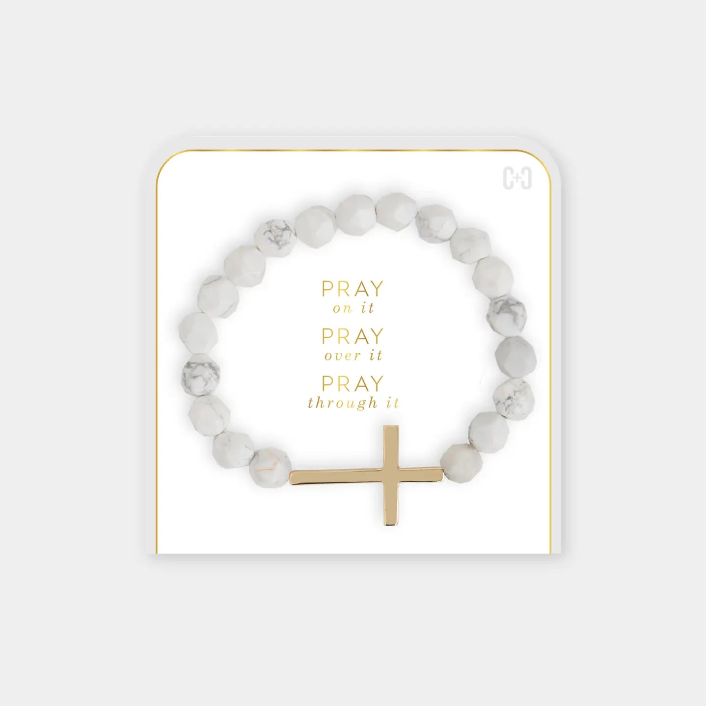 Pray On It, Pray Over It, Pray Through It Bracelet