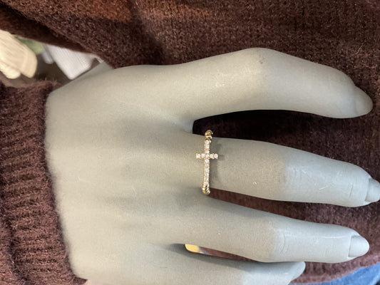 Cross Stretch Ring
