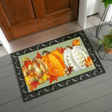 Painted Fall Pumpkins Mat Insert