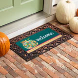 Patterned Jacobean Floral Pumpkin Mat Insert