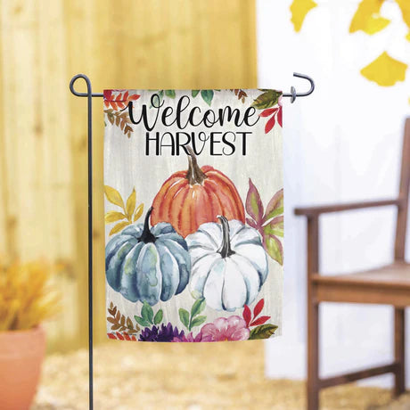 Welcome Harvest Garden Flag