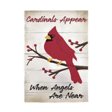 When Angels are Near Applique Garden Flag