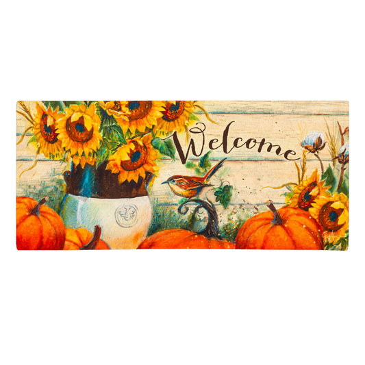 Cotton & Sunflowers Mat Insert