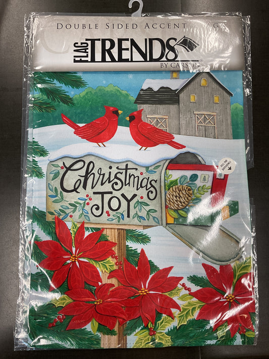 Christmas Mailbox Garden Flag