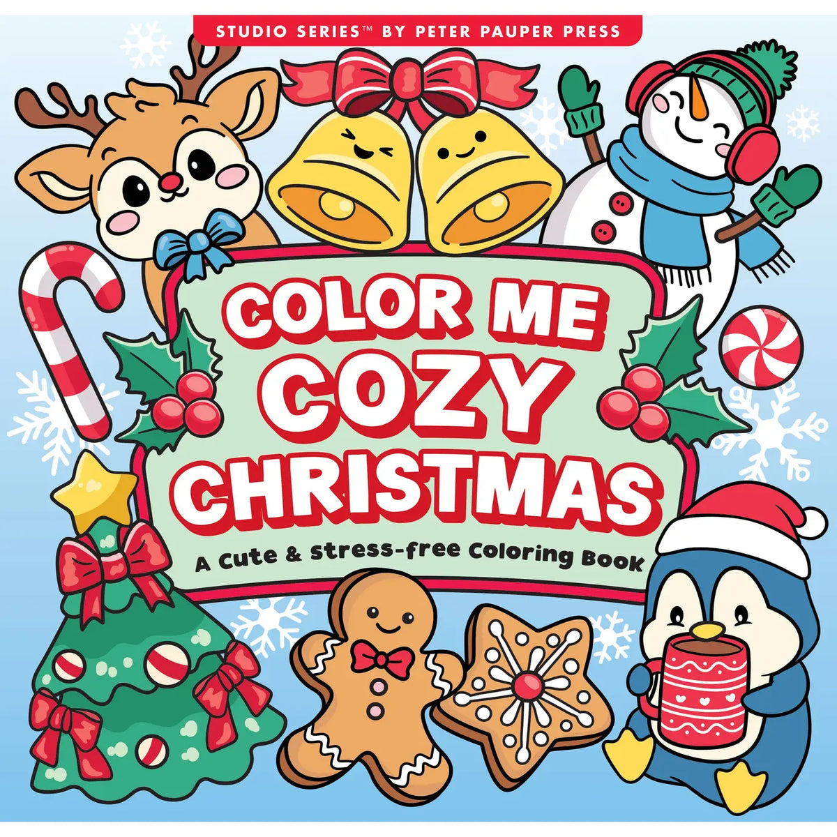 Color Me Cozy Christmas Adult Coloring Book