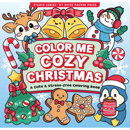 Color Me Cozy Christmas Adult Coloring Book