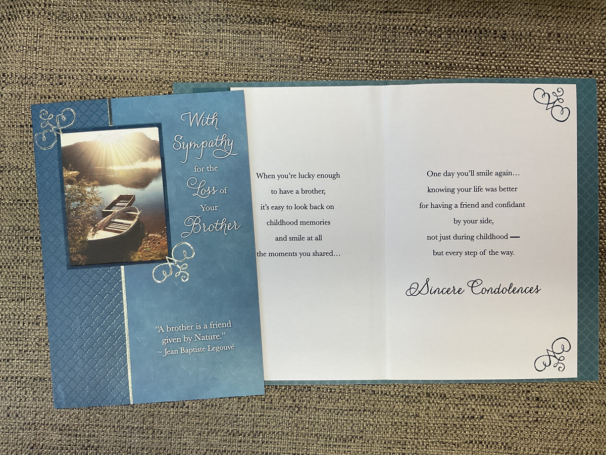 Kids of Brother Sympathy Card
