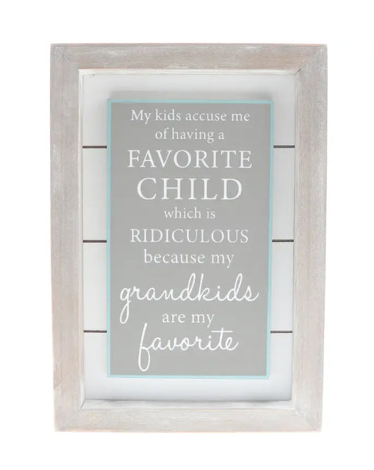 Grandkids Plaque