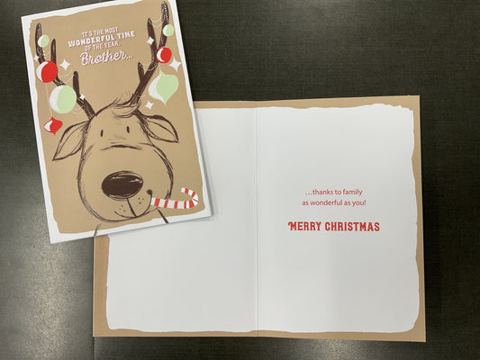 Brother Christmas Card