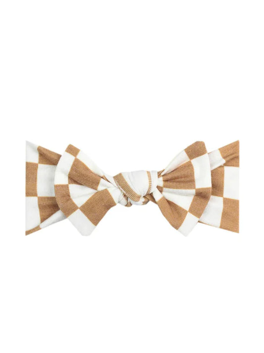 Copper Pearl Knit Headband