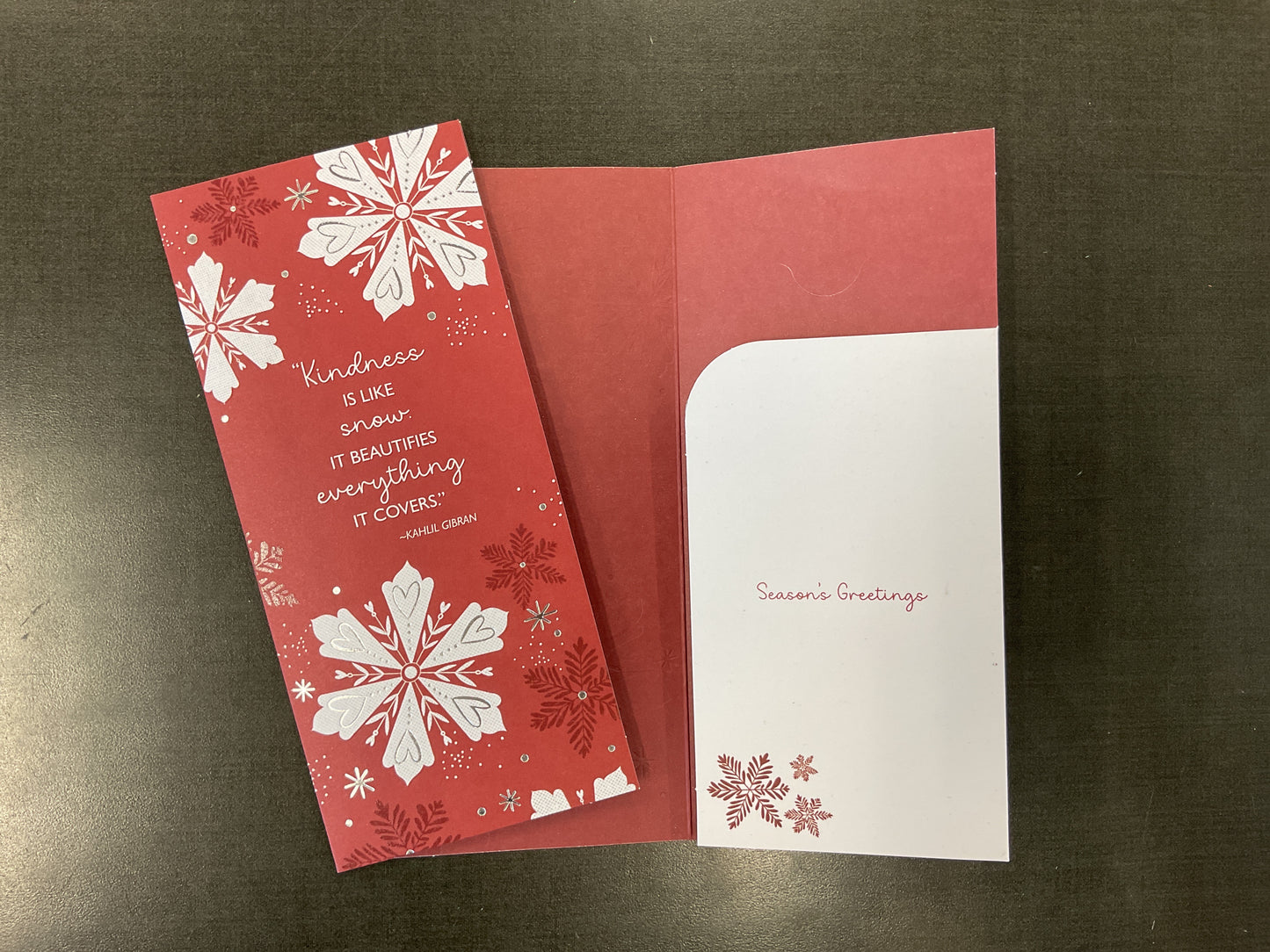 Season’s Greetings Money/Gift Card Holder