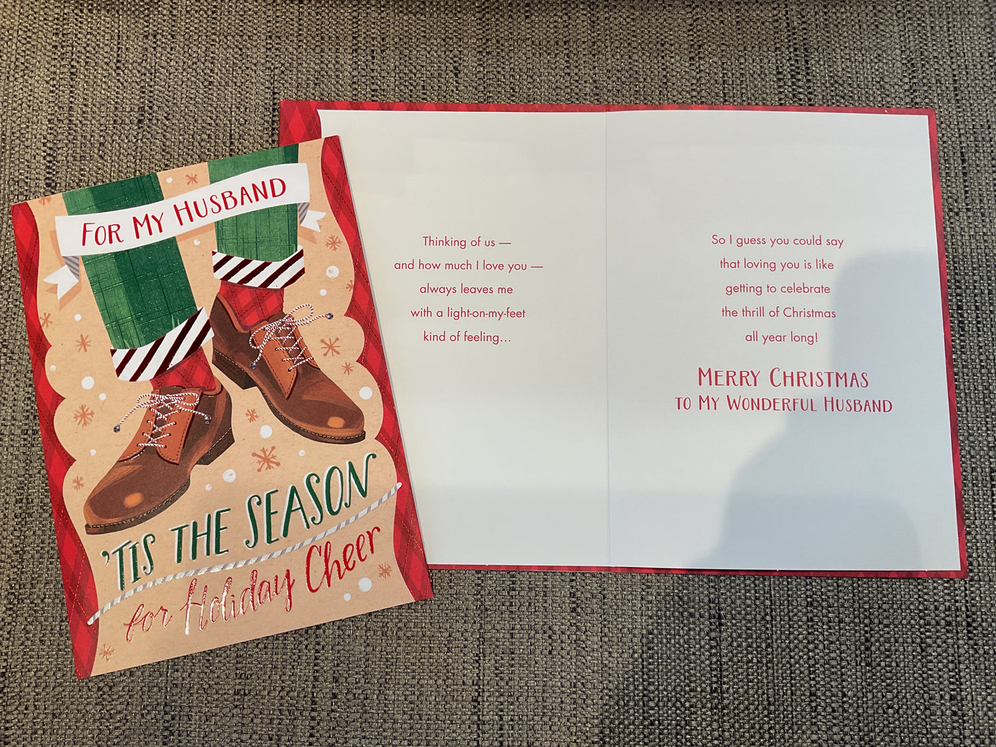 Husband Christmas Card