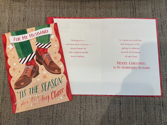 Husband Christmas Card